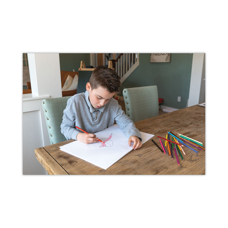 White Drawing Paper, 57 lb Text Weight, 24 x 36, Pure White, 250/Pack