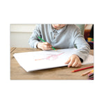 White Drawing Paper, 47 lb Text Weight, 12 x 18, Pure White, 500/Ream