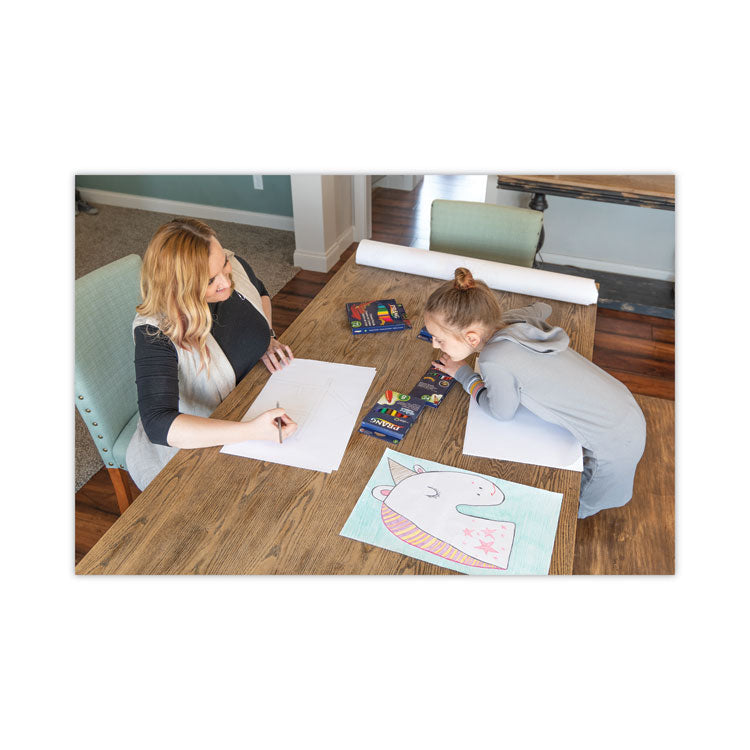 White Drawing Paper, 57 lb Text Weight, 18 x 24, Pure White, 500/Ream