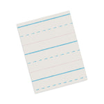 Multi-Program Handwriting Paper, 30 lb Bond Weight, 1/2" Long Rule, Two-Sided, 8 x 10.5, 500/Pack
