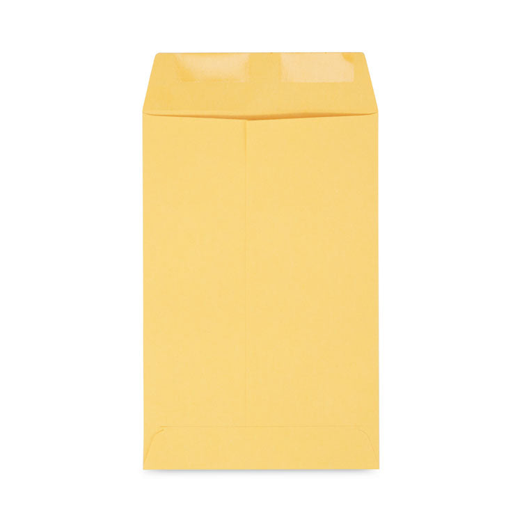 Catalog Envelope, 28 lb Bond Weight Kraft, #1 3/4, Square Flap, Gummed Closure, 6.5 x 9.5, Brown Kraft, 500/Box