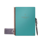Fusion Smart Notebook, Seven Assorted Page Formats, Teal Cover, (21) 8.8 x 6 Sheets