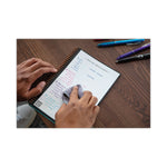 Fusion Smart Notebook, Seven Assorted Page Formats, Teal Cover, (21) 8.8 x 6 Sheets