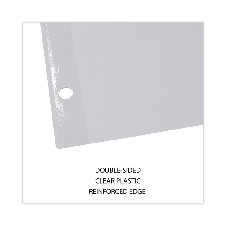 Deluxe Write-On/Erasable Tab Index, 8-Tab, 11 x 8.5, White, Assorted Tabs, 1 Set