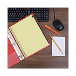 Deluxe Preprinted Simulated Leather Tab Dividers With Gold Printing, 25-Tab, A To Z, 11 X 8.5, Buff, 1 Set