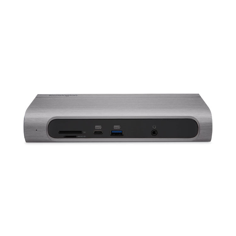 SD5600T Thunderbolt 3 and USB-C Dual 4K Hybrid Docking Station, Black/Silver