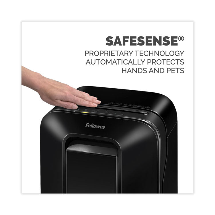 Powershred LX200 Micro-Cut Shredder, 12 Manual Sheet Capacity, Black