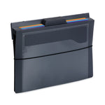 Cascading Wall Organizer, 6 Sections, Letter Size, 14.25 x 24.25, Gray, Neon Green, Neon Orange, Neon Pink, Purple, Yellow