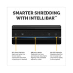 Powershred LX200 Micro-Cut Shredder, 12 Manual Sheet Capacity, Black