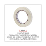120# Utility Grade Filament Tape, 3" Core, 18 Mm X 54.8 M, Clear