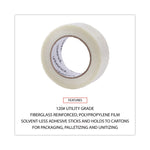 120# Utility Grade Filament Tape, 3" Core, 48 Mm X 54.8 M, Clear