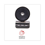Bulldog Magnetic Clips, Small, Nickel, 18/Pack
