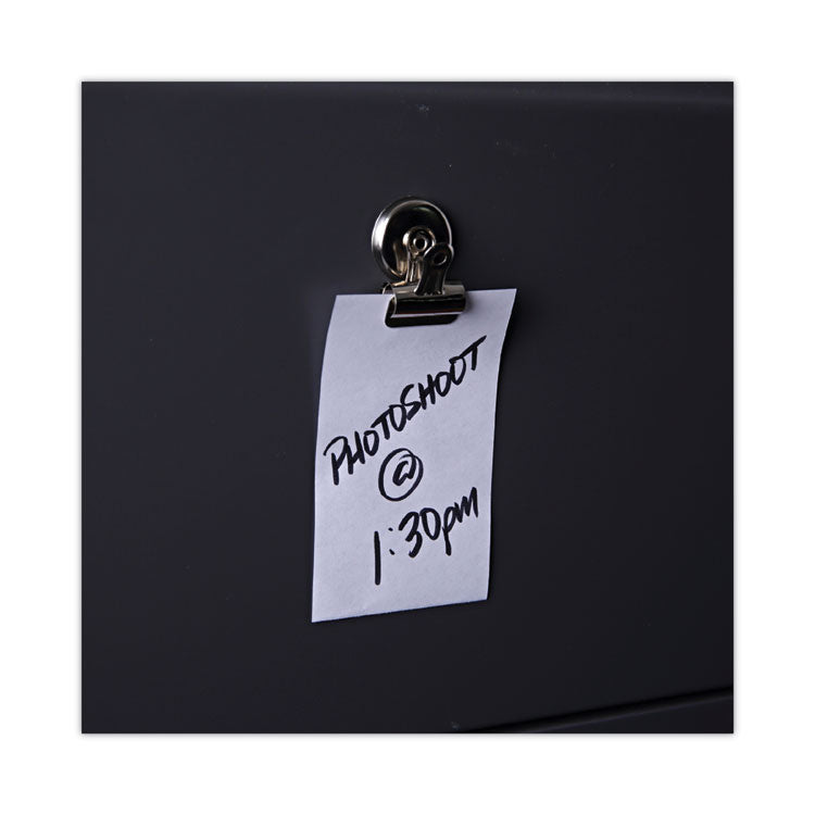 Bulldog Magnetic Clips, Small, Nickel, 18/Pack