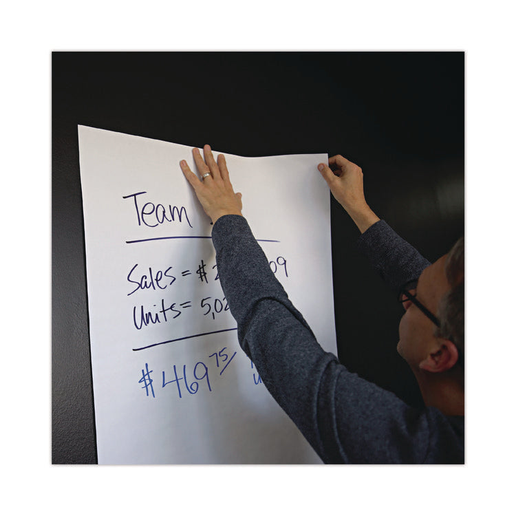 Self-Stick Easel Pad, Unruled, 25 x 30, White, 30 Sheets, 2/Carton