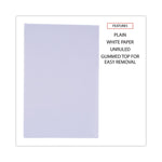 Scratch Pad Value Pack, Unruled, 4 x 6, White, 100 Sheets, 120/Carton
