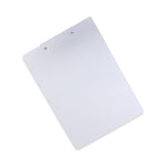 Aluminum Clipboard with Low Profile Clip, 0.5" Clip Capacity, Holds 8.5 x 11 Sheets, Aluminum