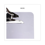 Plastic Clipboard with High Capacity Clip, 1.25" Clip Capacity, Holds 8.5 x 11 Sheets, Clear