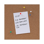 Cork Board with Oak Style Frame, 24" x 18", Tan Surface, Oak Finished Wood Frame