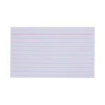 Ruled Index Cards, 3 X 5, White, 100/pack