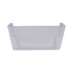 Wall Files, 3 Sections, Letter Size, 13" x 4" x 14", Clear, 3/Set