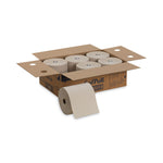 Hardwound Roll Paper Towel, Nonperforated, 1-Ply, 7.87" x 1,000 ft, Brown, 6 Rolls/Carton