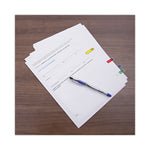 Deluxe Message Arrow Flags, "sign Here", Assorted Colors, 120/pack