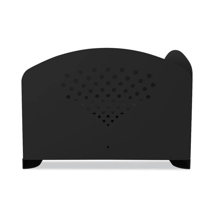 Steel Combo Desktop Sorter with Three Horizontal and Three Vertical Sections, Letter Size Files, 16.25 x 11.25 x 8.25, Black