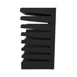 Steel Horizontal-Tray Desktop Sorter, Eight Sections, Letter Size Files, 12" x 9.5" x 17.75", Black