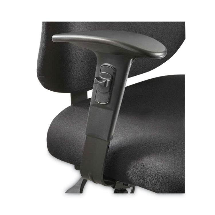Alday Intensive-Use Chair, Supports Up To 500 Lb, 17.5" To 20" Seat Height, Black