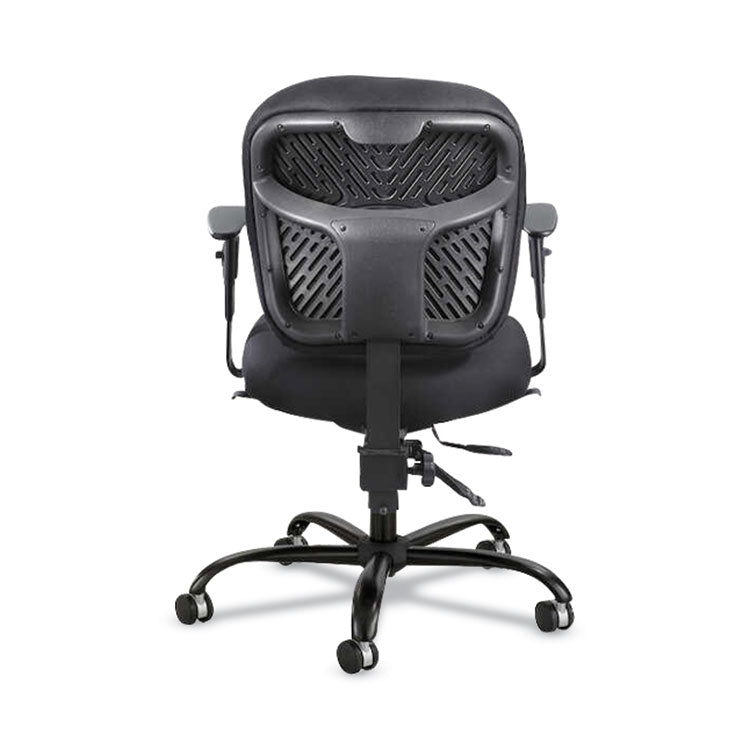 Alday Intensive-Use Chair, Supports Up To 500 Lb, 17.5" To 20" Seat Height, Black
