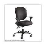 Alday Intensive-Use Chair, Supports Up To 500 Lb, 17.5" To 20" Seat Height, Black