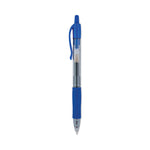 G2 Premium Gel Pen, Retractable, Bold 1 mm, Blue Ink, Smoke/Blue Barrel, Dozen