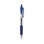 G2 Premium Gel Pen, Retractable, Bold 1 mm, Blue Ink, Smoke/Blue Barrel, Dozen