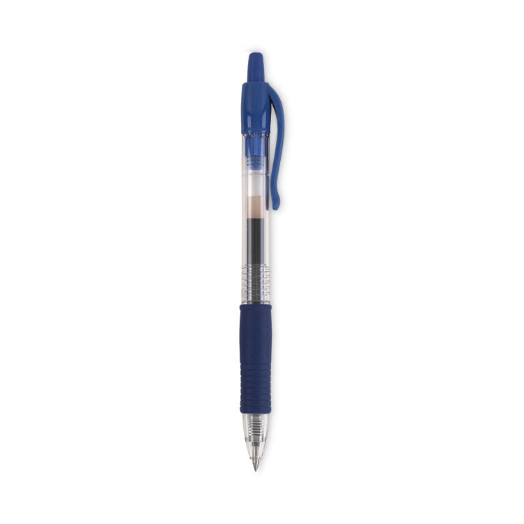 G2 Premium Gel Pen, Retractable, Bold 1 mm, Blue Ink, Smoke/Blue Barrel, Dozen