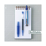 Precise V5RT Rollerball Pen, Retractable, Extra-Fine 0.5 mm, Blue Ink, Blue Barrel