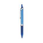 Precise V5RT Rollerball Pen, Retractable, Extra-Fine 0.5 mm, Blue Ink, Blue Barrel