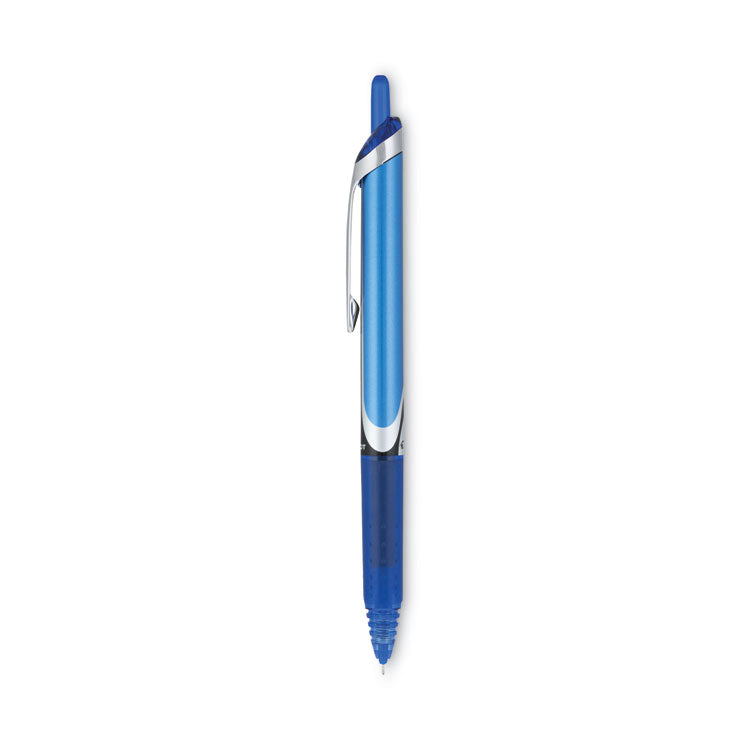 Precise V5RT Rollerball Pen, Retractable, Extra-Fine 0.5 mm, Blue Ink, Blue Barrel