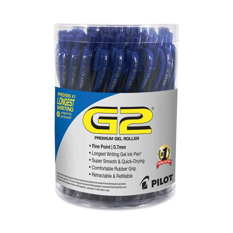 G2 Premium Gel Pen Convenience Pack, Retractable, Fine 0.7 mm, Black Ink, Smoke/Black Barrel, 36/Pack