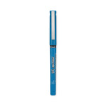 Precise V5 Rollerball Pen, Stick, Extra-Fine 0.5 mm, Blue Ink, Blue/Clear Barrel, Dozen