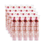 Paper Hot Drink Cups in Bistro Design, 8 oz, Maroon, 50/Pack