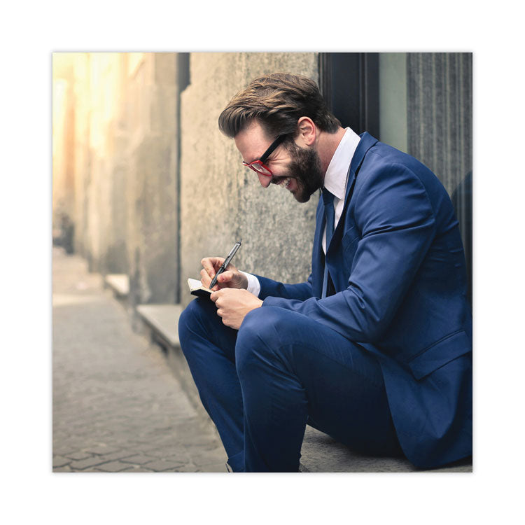 Precise V7RT Rollerball Pen, Retractable, Fine 0.7 mm, Black Ink, Black Barrel