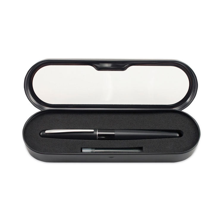 MR Metropolitan Collection Fountain Pen, Medium 1 mm, Black Ink, Black Barrel