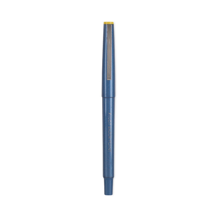 Razor Point Fine Line Porous Point Pen, Stick, Extra-Fine 0.3 Mm, Blue Ink, Blue Barrel, Dozen