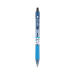 B2p Bottle-2-Pen Recycled Ballpoint Pen, Retractable, Fine 0.7 Mm, Black Ink, Translucent Blue Barrel, Dozen