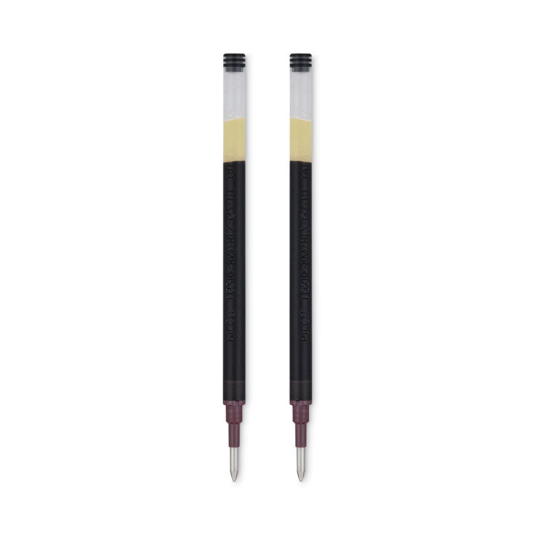 Refill For Pilot G2 Gel Ink Pens, Bold Conical Tip, Black Ink, 2/pack