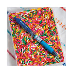 B2p Bottle-2-Pen Recycled Ballpoint Pen, Retractable, Medium 1 Mm, Blue Ink, Translucent Blue Barrel, Dozen