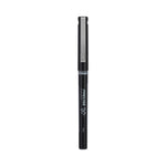 Precise V7 Rollerball Pen, Stick, Fine 0.7 mm, Black Ink, Black/Clear Barrel, Dozen