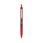 Precise V7RT Rollerball Pen, Retractable, Fine 0.7 mm, Red Ink, Red Barrel