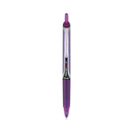 Precise V5RT Rollerball Pen, Retractable, Extra-Fine 0.5 mm, Purple Ink, Purple Barrel