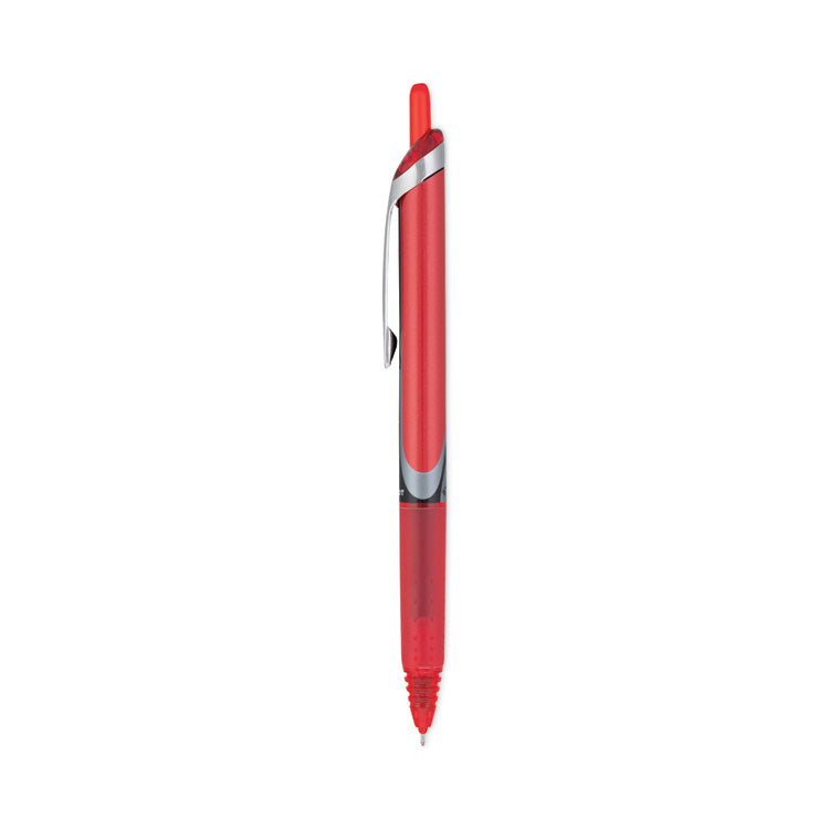 Precise V7RT Rollerball Pen, Retractable, Fine 0.7 mm, Red Ink, Red Barrel